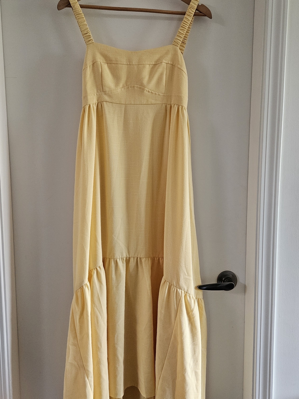 Women's Yellow Maxi Dress
